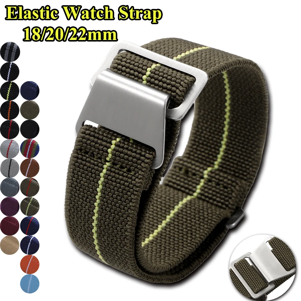 Suede Strap Watch - Elastic Watch Strap 18mm 20mm 22mm