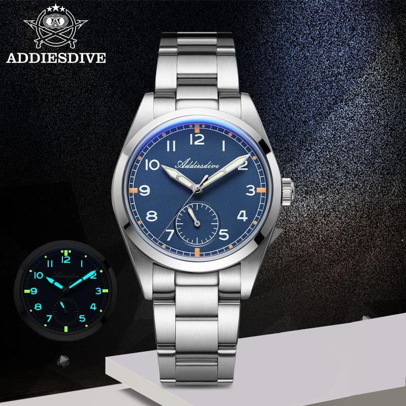 Stainless Bracelet Diver - ADDIESDIVE 36mm Men's Quartz Watch 100m