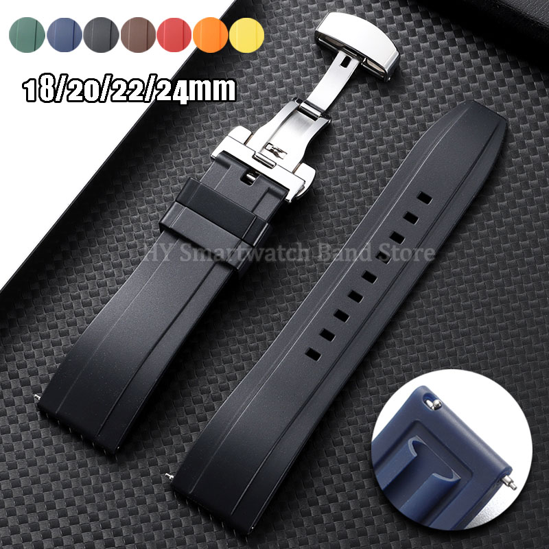 Nato Strap Nylon - 18mm 20mm 22mm 24mm Silicone Watch