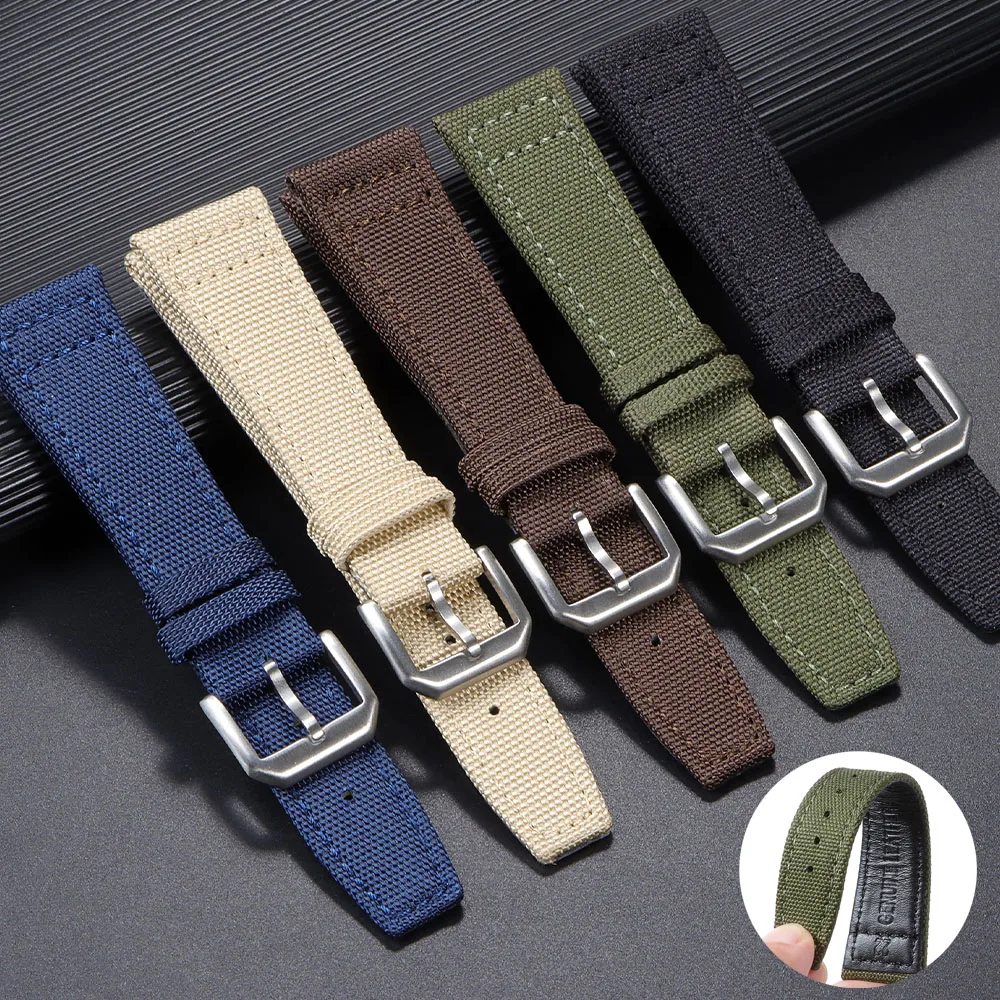 Nato Strap Nylon - Nylon Canvas Watch Strap for IWC