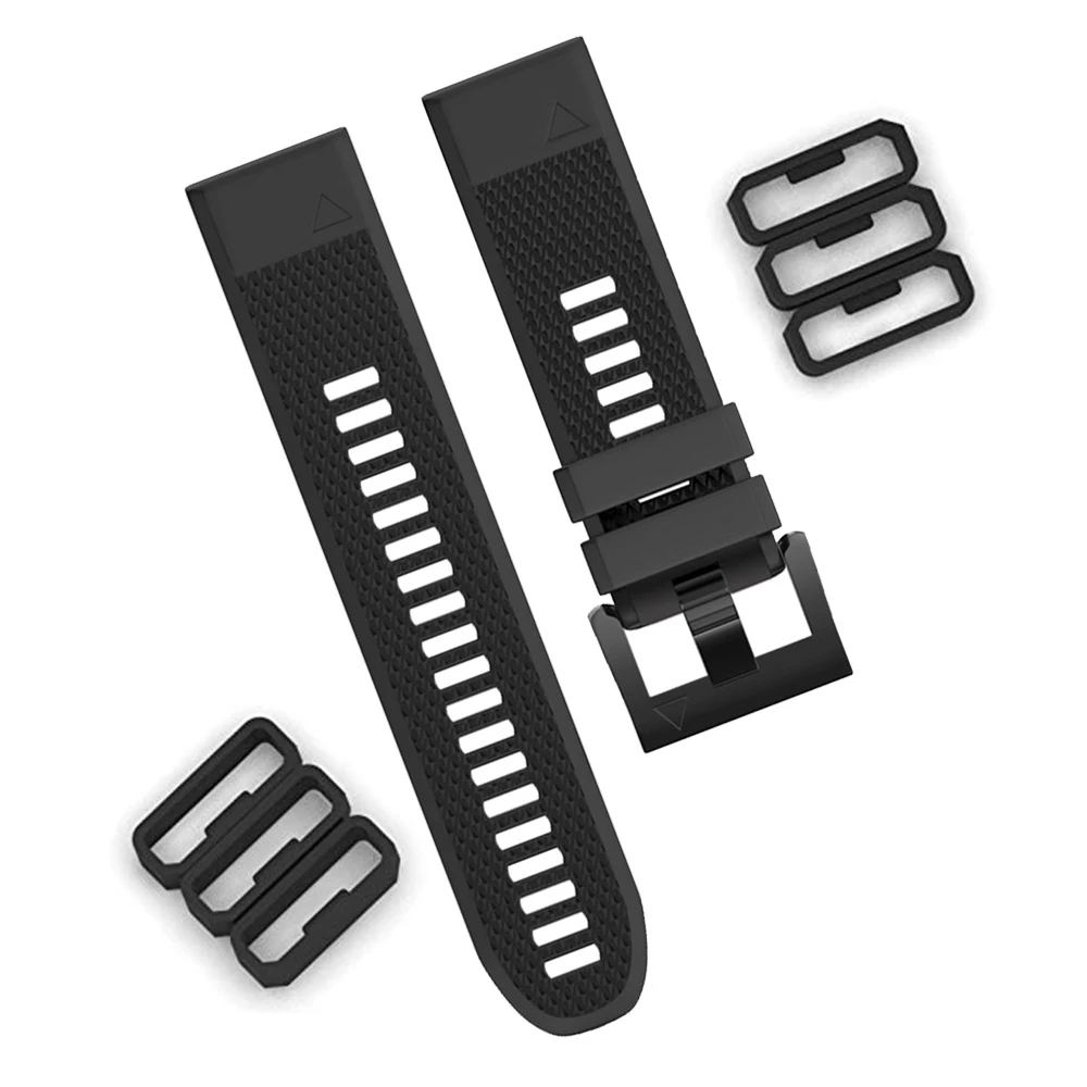 Silicone Watch Band 22Mm - For Garmin Forerunner 945/935/955/965 Fenix 5/6/7