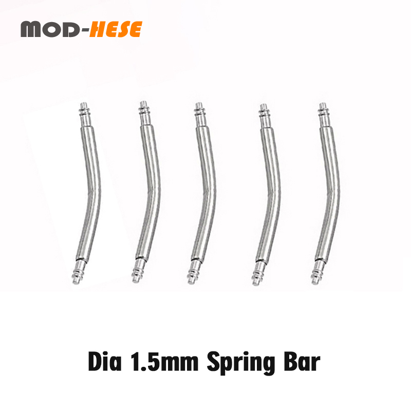 Curved Spring Bar - 20PCS 1.5mm Bent Spring Bars Curved
