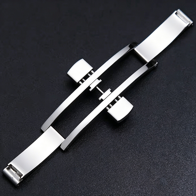 Butterfly Clasp Deployant - Watch Band Buckle Stainless Steel Double