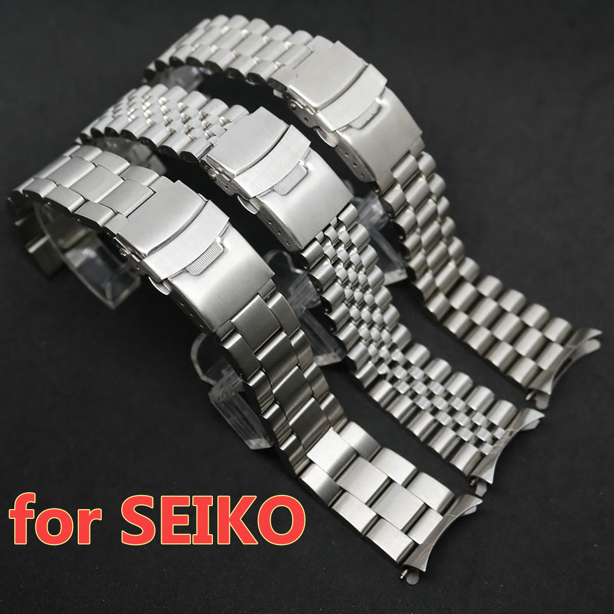 Suede Strap Watch - Curved Strap for Seiko Luxury Solid