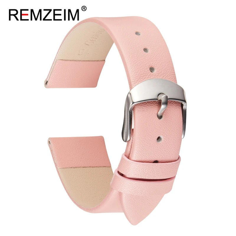 Suede Strap Watch - REMZEIM Soft Ultra-thin Calfskin Leather Watch