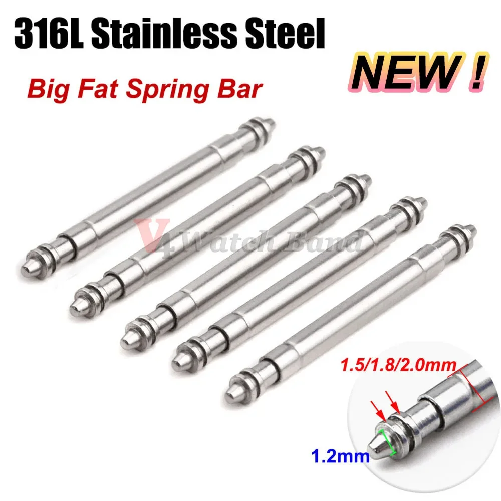 Spring Bar Tool Set - 316L Stainless Steel Big Fat Watch