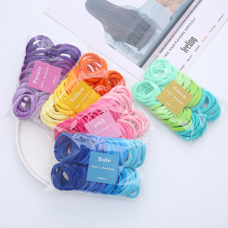 Silicone Band Women - 50PCS/Set Women Girls Basic Hair Bands