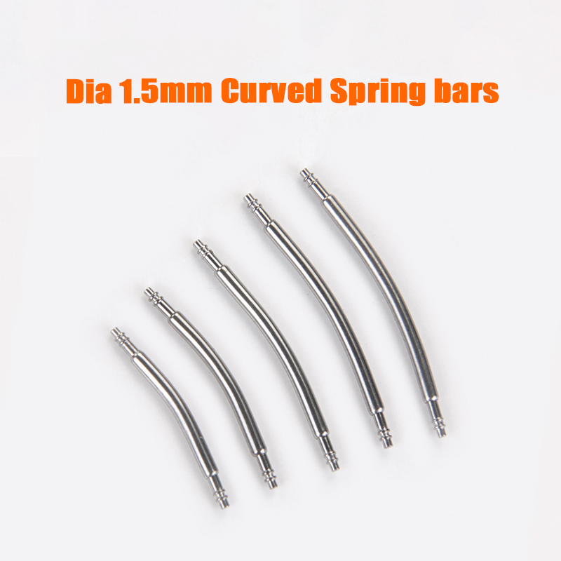 Curved Spring Bar - 1.5mm Bent Spring Bars Curved Watch