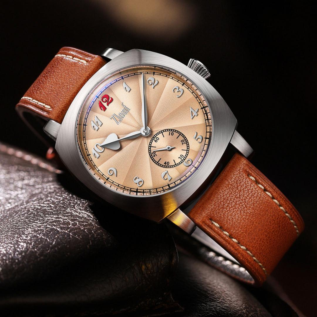Tropic Strap Vintage - Vintage Men's Watch, Salmon Dial, ST17