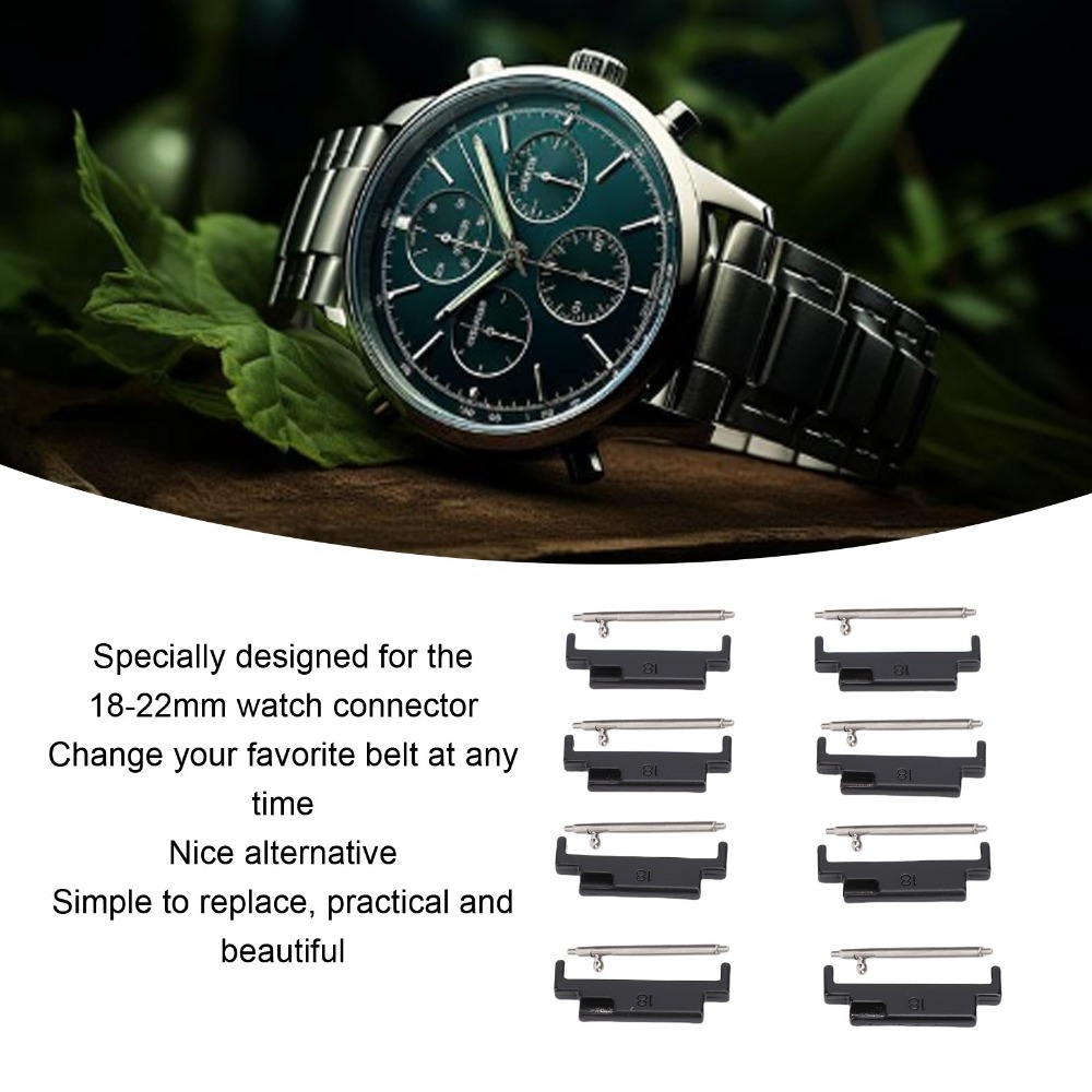 Strap Change Adapter - 4 Pairs Metal Metal Watch Band