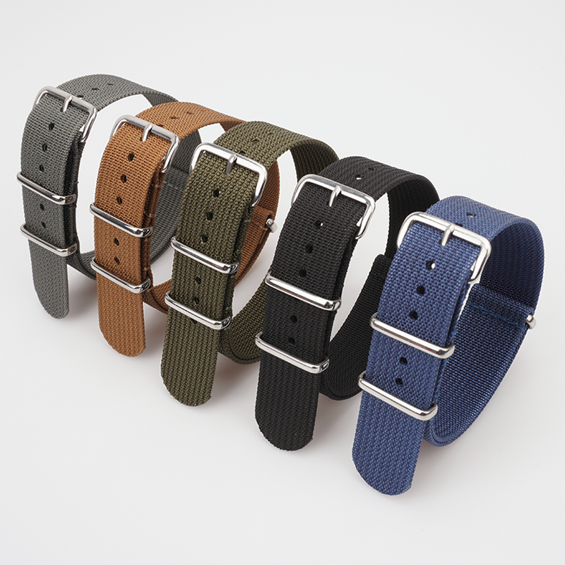 Nato Strap Nylon - Ribbed Nylon Strap For Seiko Military