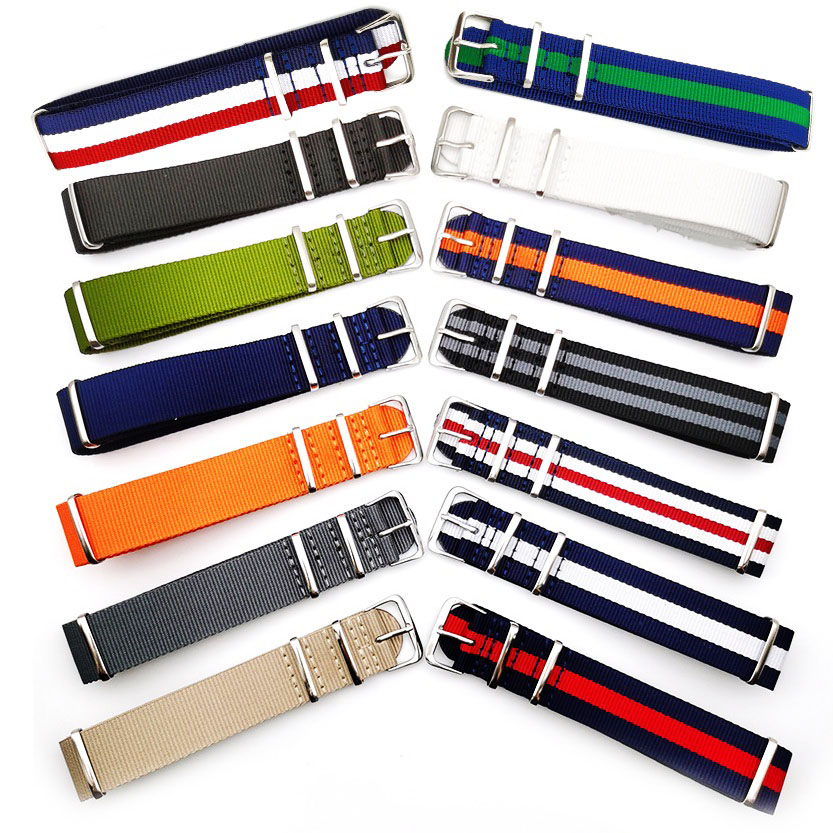 Nato Strap Nylon - Canvas Band For Nylon Watch Strap