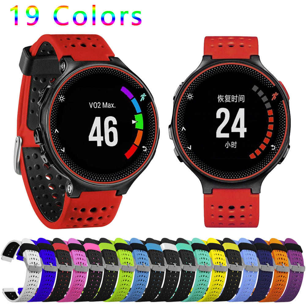 Silicone Watch Band 22Mm - Silicone Watchband For Garmin Forerunner 230