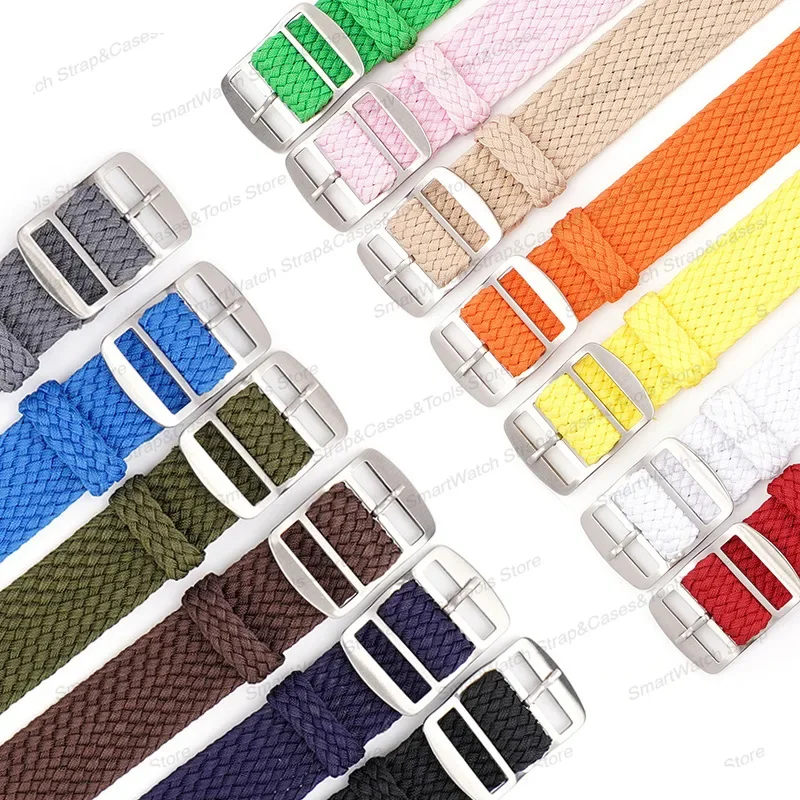 14mm 16mm 18mm 20mm 22mm Perlo - Perlon Strap Woven 评论和价格