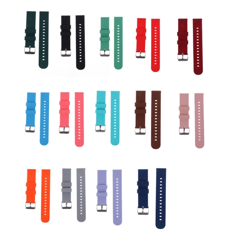 Silicone Strap 20/22mm Soft Qu - Silicone Watch Band 22Mm 评论和价格