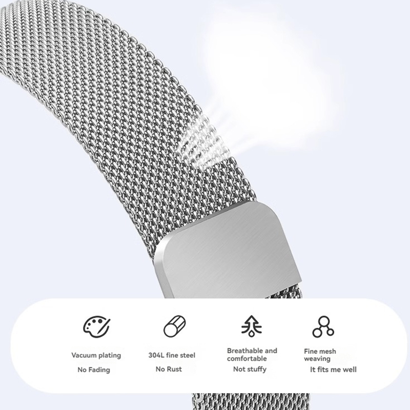 Milanese Magnet Steel strap 12 - Milanese Loop Magnetic 评论和价格