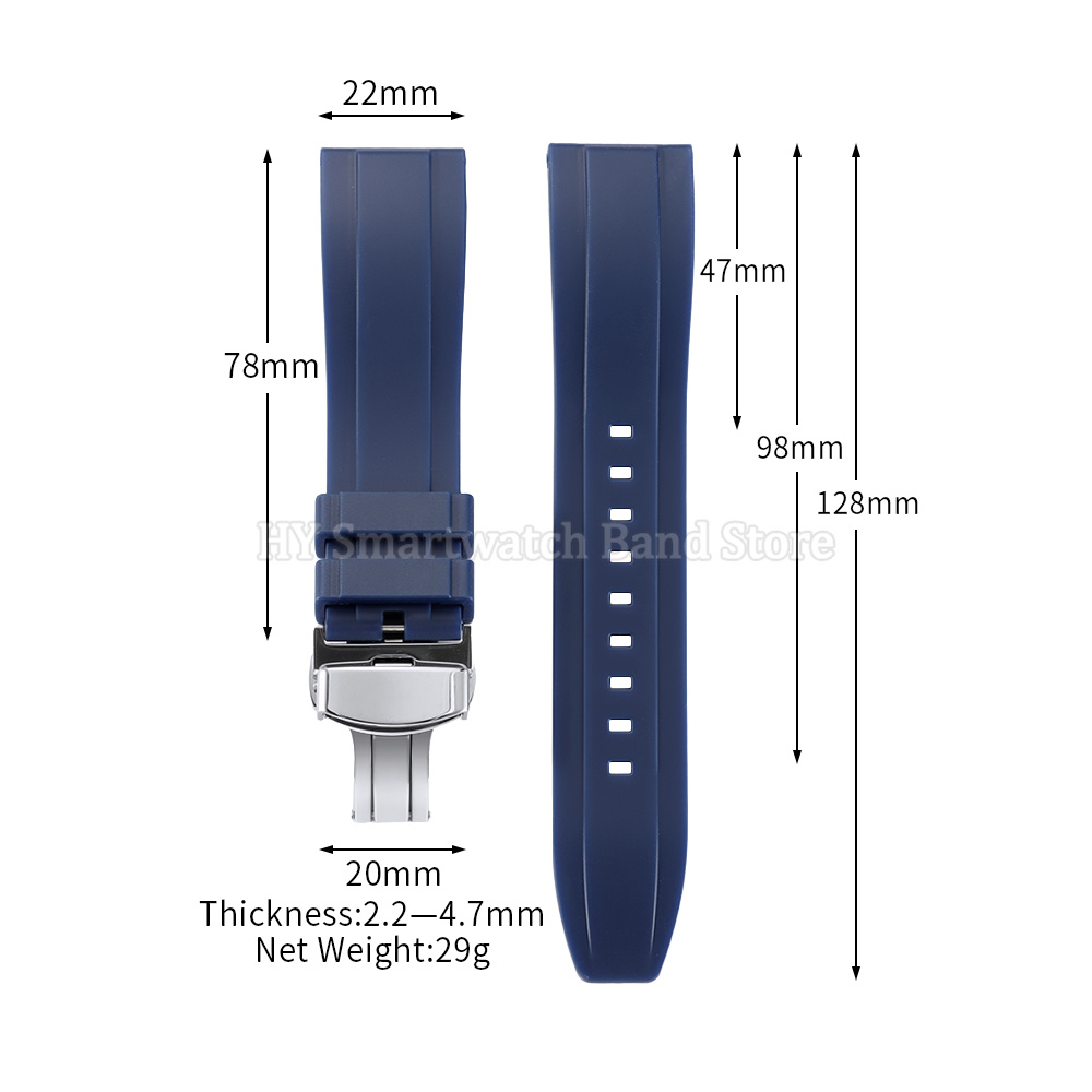 18mm 20mm 22mm 24mm Silicone W - Nato Strap Nylon 评论和价格