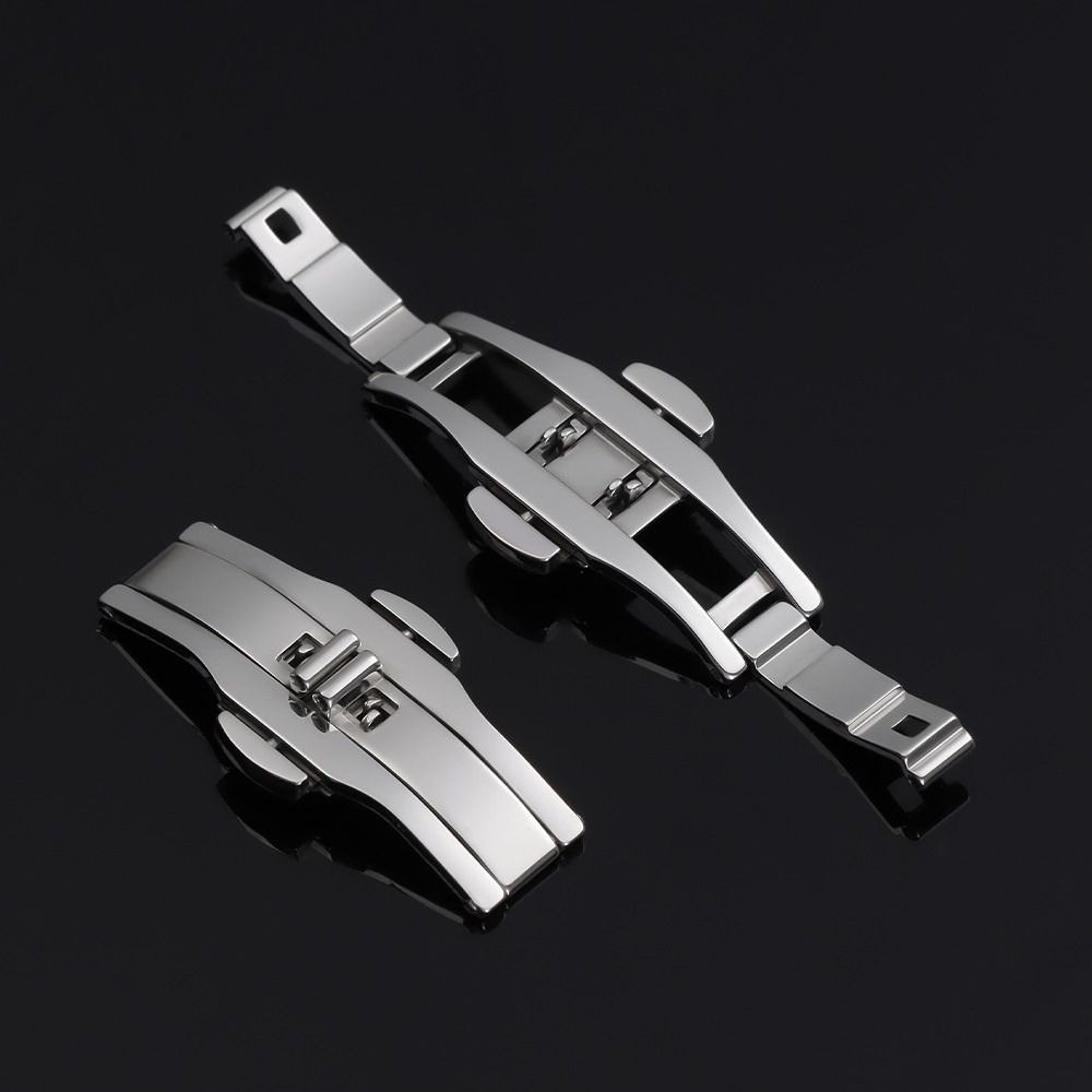 Watch Accessories Double Push  - Butterfly Clasp Deployant 评论和价格