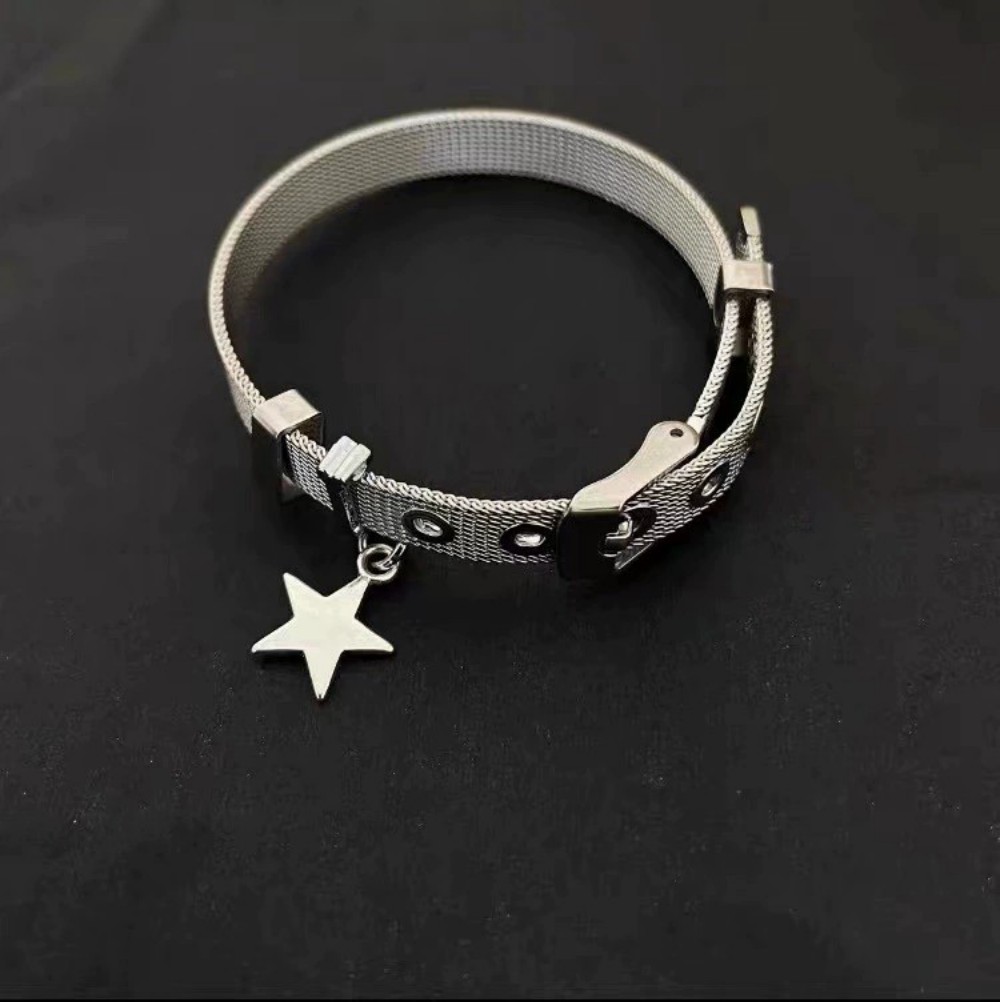 Star Charm Bracelet, Mesh Meta - Mesh Strap Metal 评论和价格