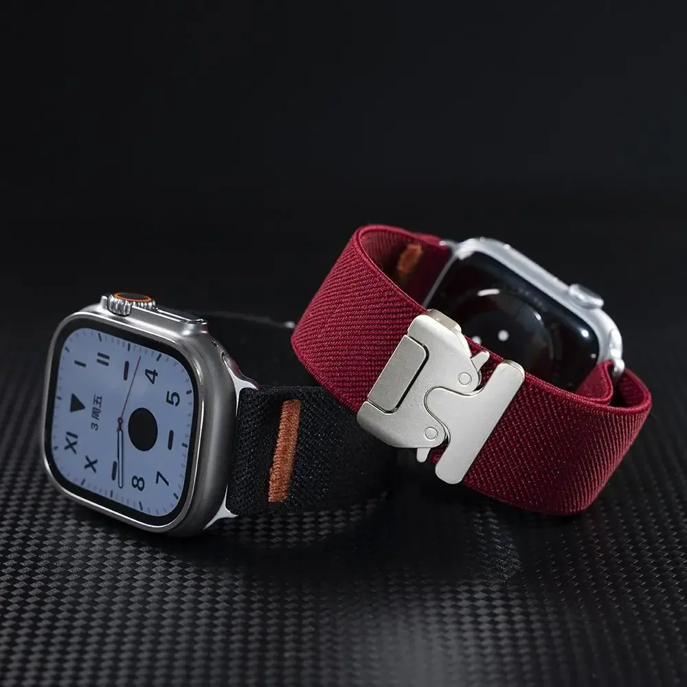 Nylon Strap for Apple Watch ba - Parachute Strap Elastic 评论和价格