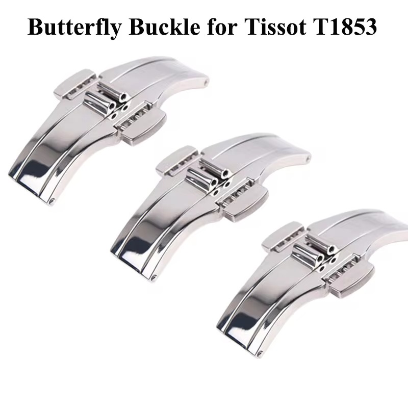 for Tissot T1853 Watch Band Bu - Butterfly Clasp Deployant 评论和价格