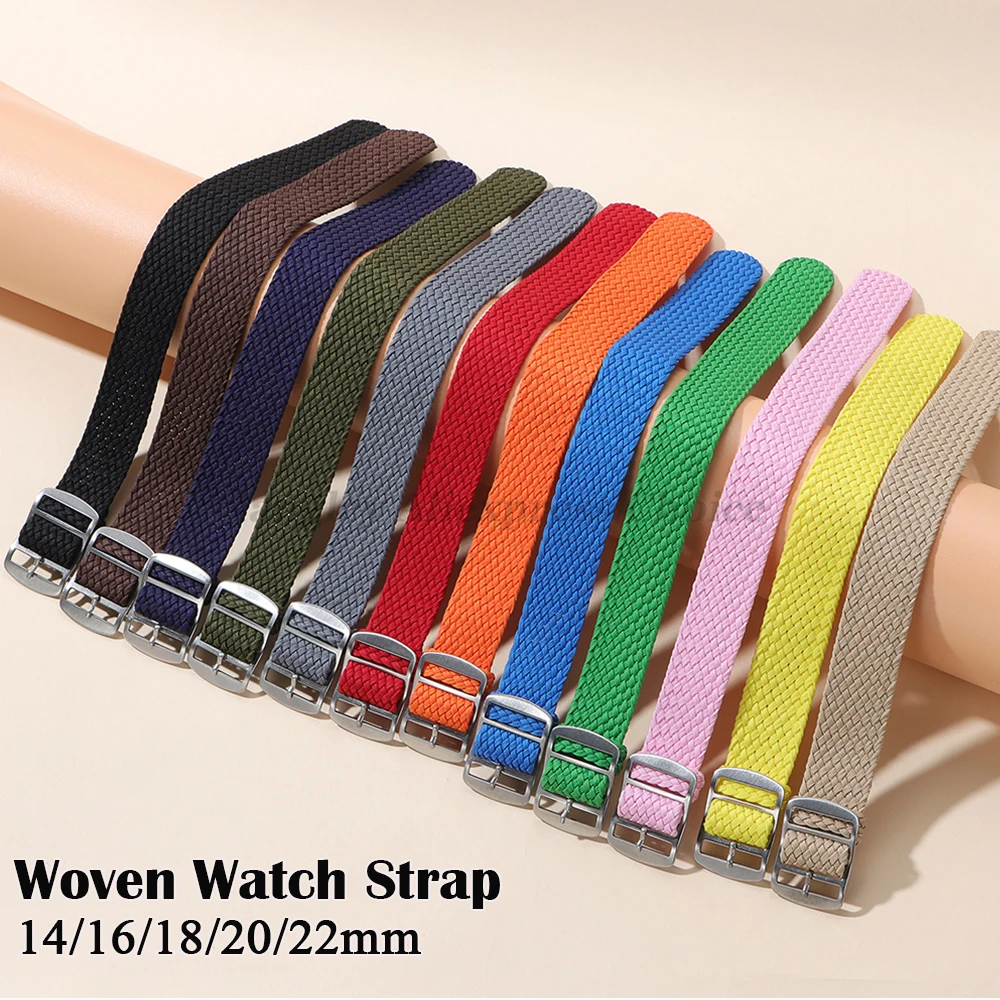 14mm 16mm 18mm 20mm 22mm Fabri - Perlon Strap Woven 评论和价格