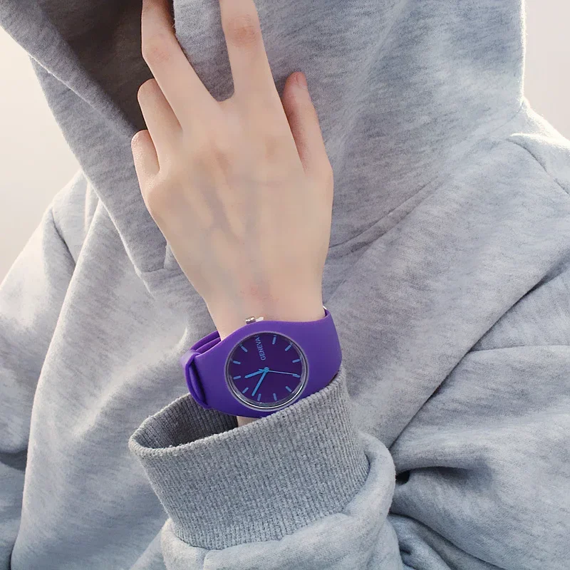 Men watch Women Cream Color Ul - Silicone Band Women 评论和价格