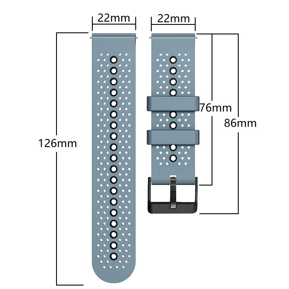 22mm Silicone Band For COROS P - Silicone Watch Band 22Mm 评论和价格