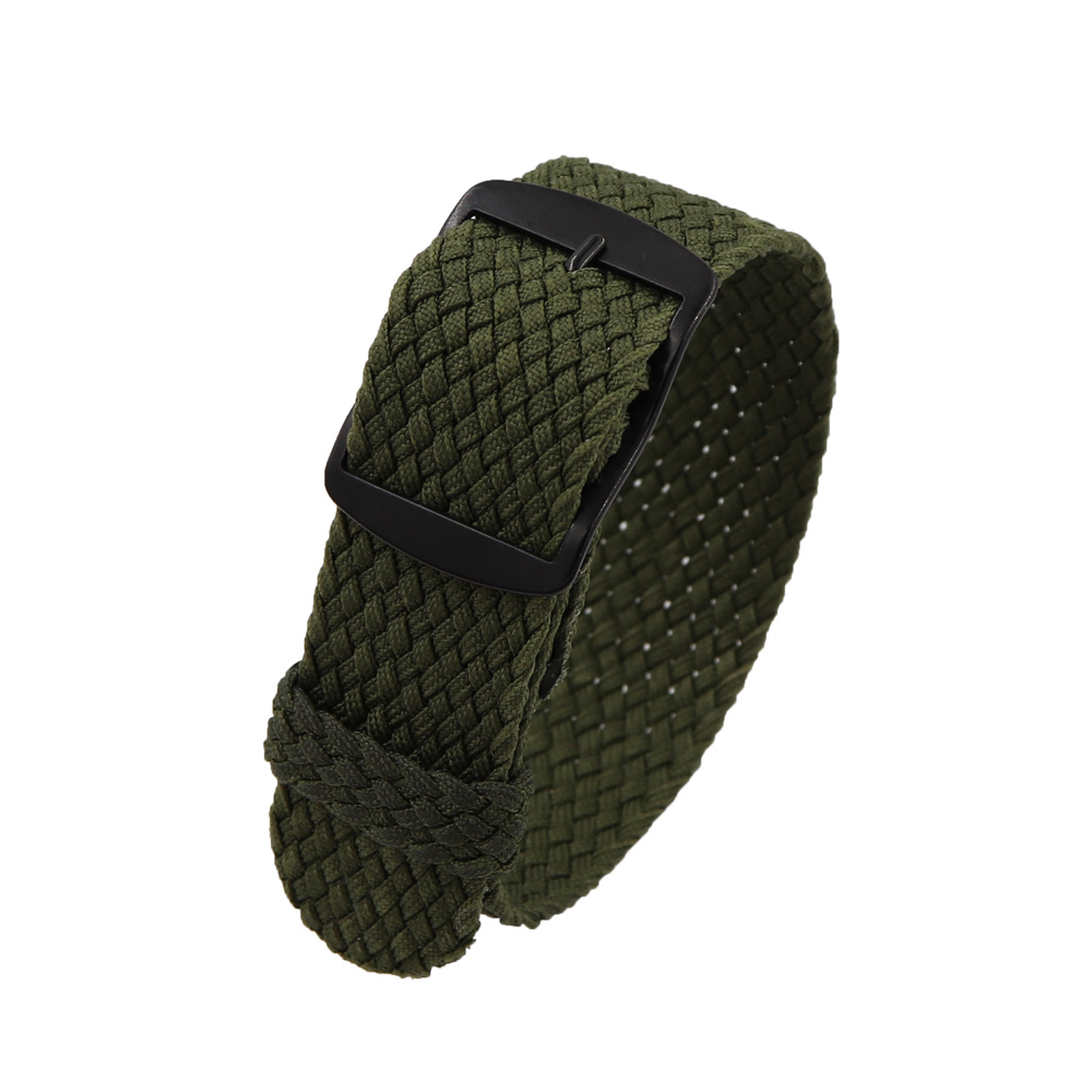 18mm 20mm 22mm Solid color For - Perlon Strap Woven 评论和价格