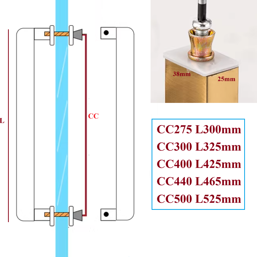 1Pc Stainless Steel Entry Glas - Curved Spring Bar 评论和价格