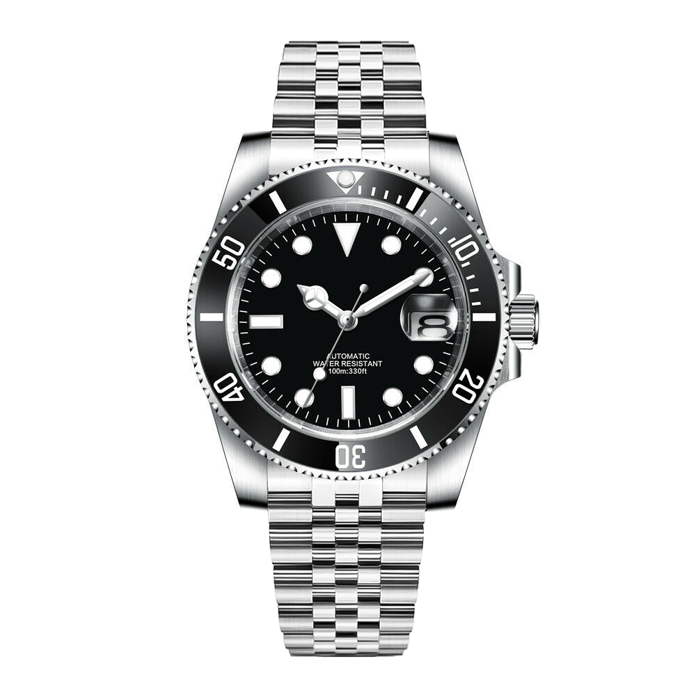 DIY Logo 40MM Dive Watch NH35  - Stainless Bracelet Diver 评论和价格