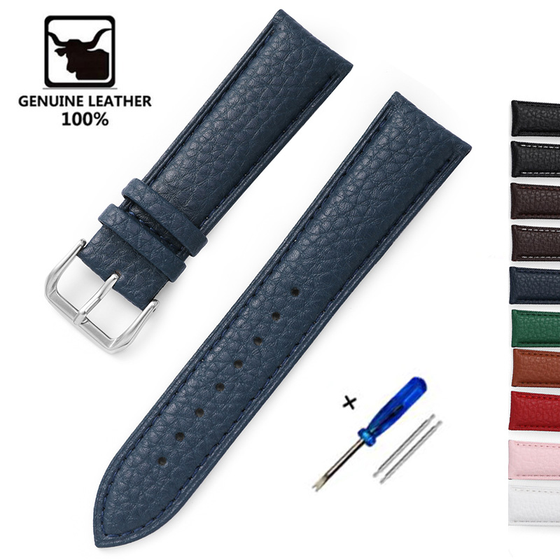 Litchi Pattern Soft Leather Wa - Nato Strap Nylon 评论和价格