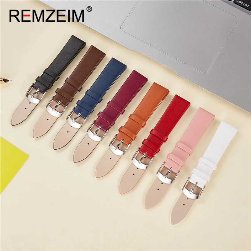 REMZEIM Soft Ultra-thin Calfsk - Suede Strap Watch 评论和价格