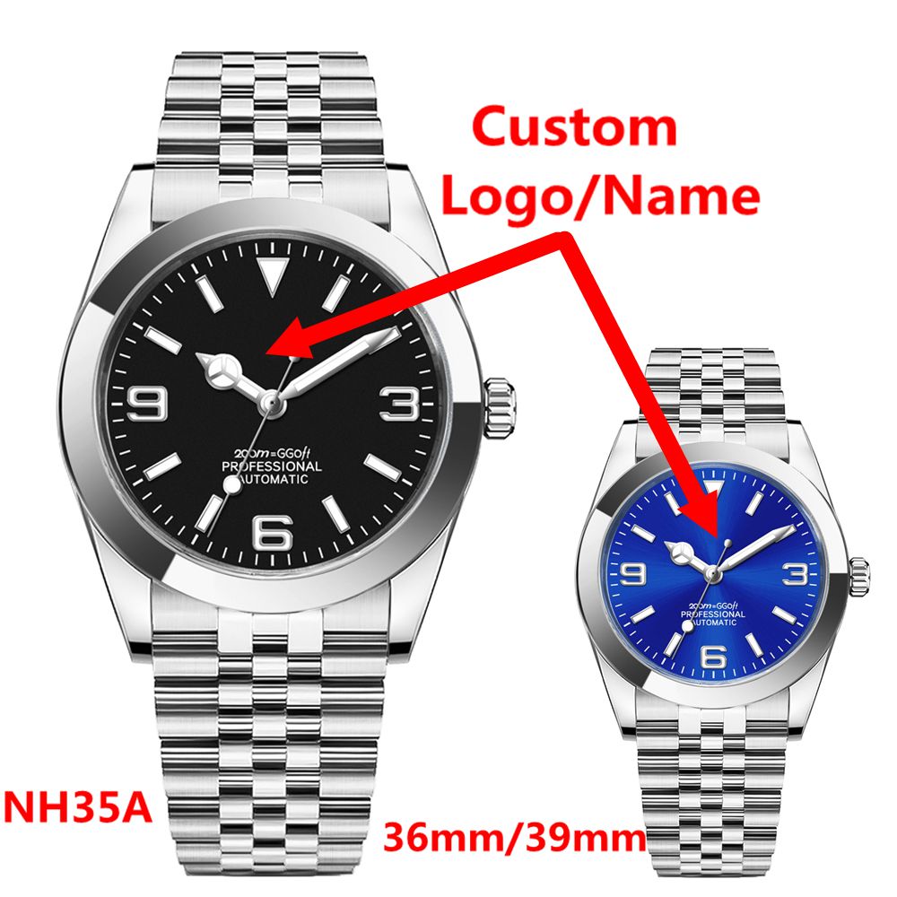 Custom Logo Luxury NH35 Watch  - Stainless Bracelet Diver 评论和价格