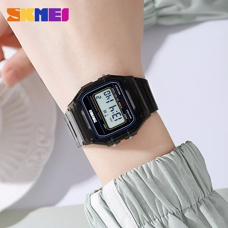 SKMEI 2056 Transparent TPU Str - Rubber Strap Diver 评论和价格