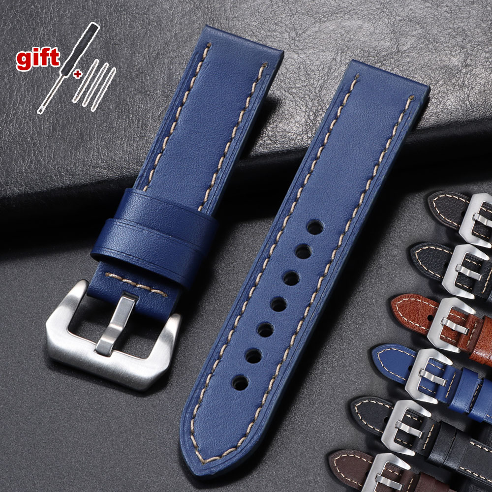 18mm 20mm 22mm 24mm Genuine Le - Suede Strap Watch 评论和价格
