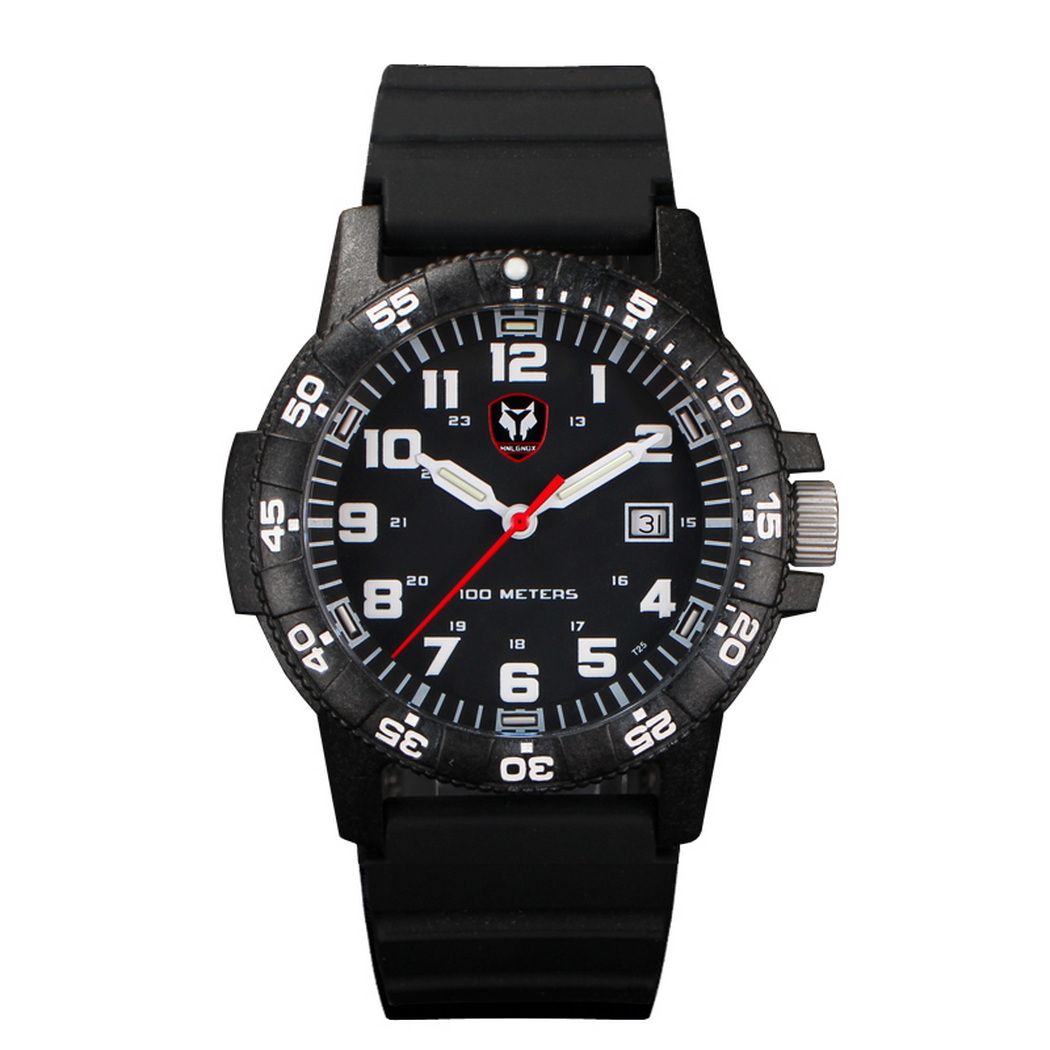 Hnlgnox Mens Pilot Watches Spo - Rubber Strap Diver 评论和价格