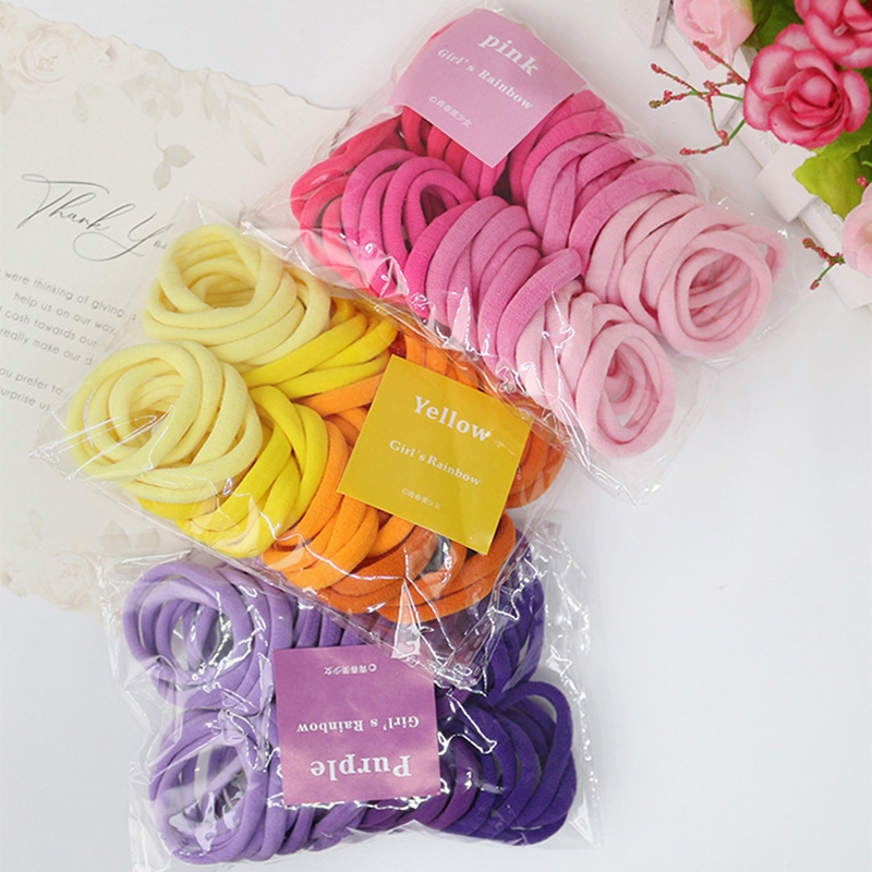 50PCS/Set Women Girls Basic Ha - Silicone Band Women 评论和价格