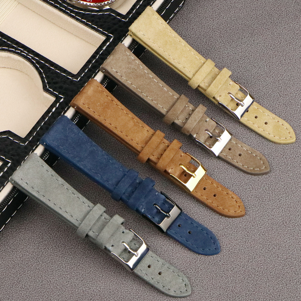 Premium Leather Suede Watch St - Suede Strap Watch 评论和价格