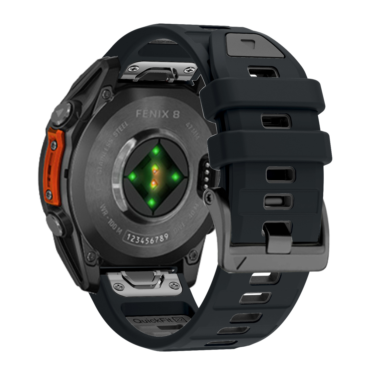 QuickFit 26mm 22mm Silicone Wa - Silicone Watch Band 22Mm 评论和价格