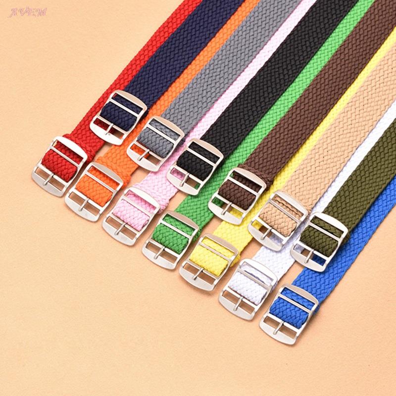 Canvas Sport Watchband Colorfu - Perlon Strap Woven 评论和价格