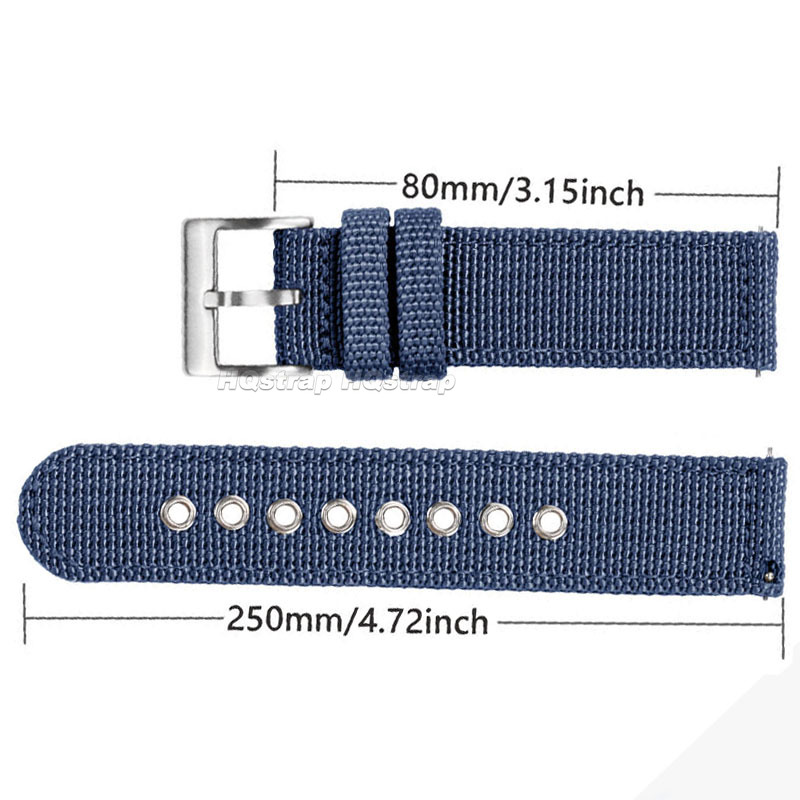 Nylon Strap 18mm 20mm 22mm Ban - Nato Strap Nylon 评论和价格