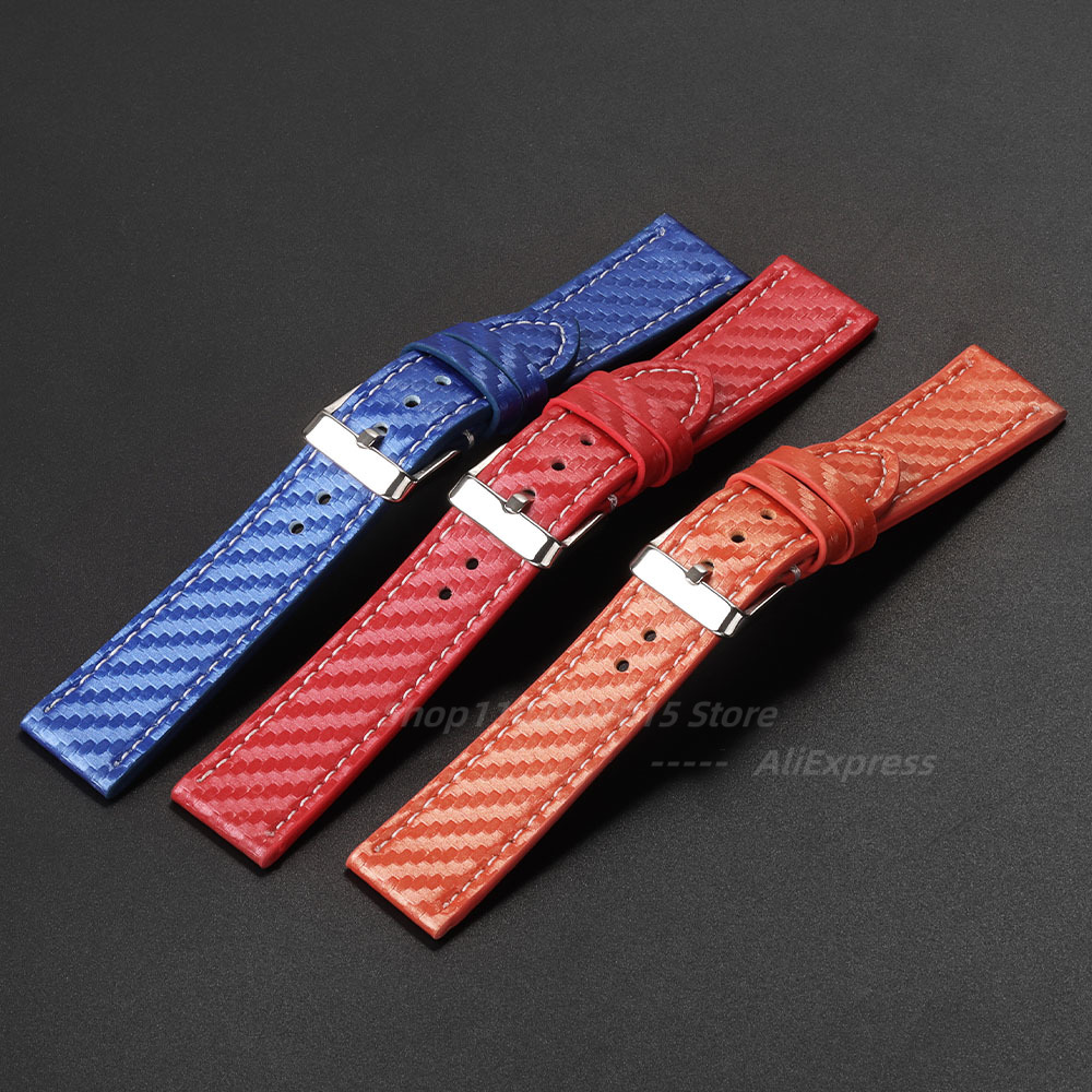 Carbon Fiber Genuine Leather W - Nato Strap Nylon 评论和价格