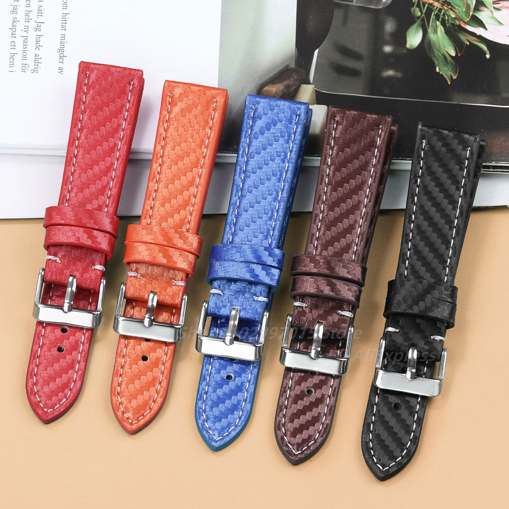 Carbon Fiber Genuine Leather W - Nato Strap Nylon 评论和价格