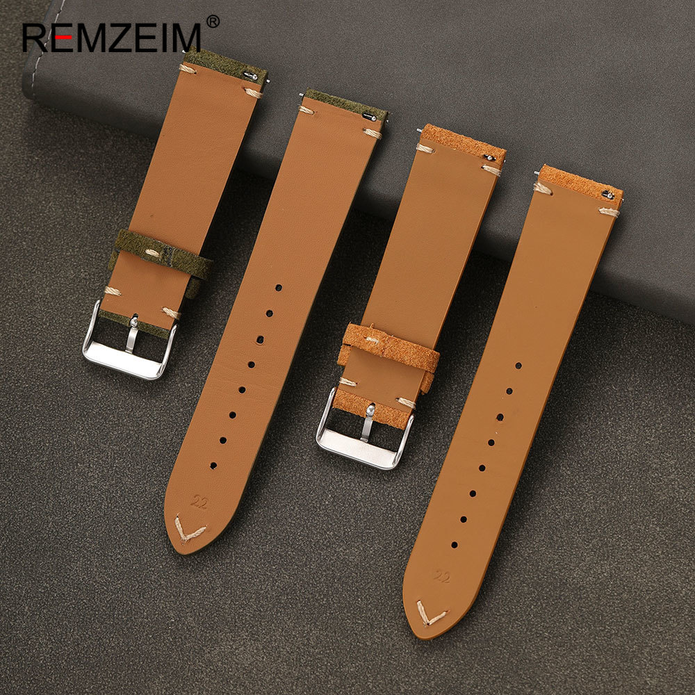 Unisex Suede Leather Watch Bel - Suede Strap Watch 评论和价格