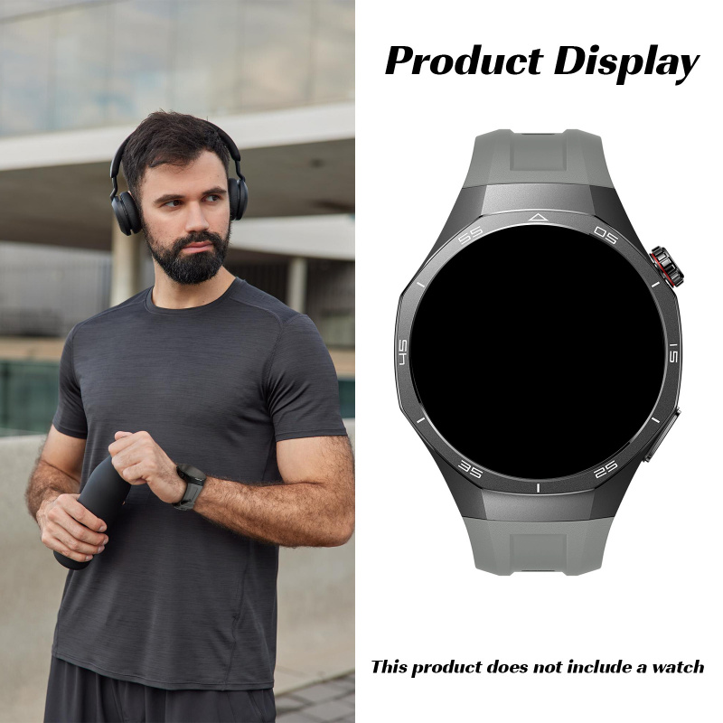 22mm Silicone Strap for Huawei - Silicone Watch Band 22Mm 评论和价格