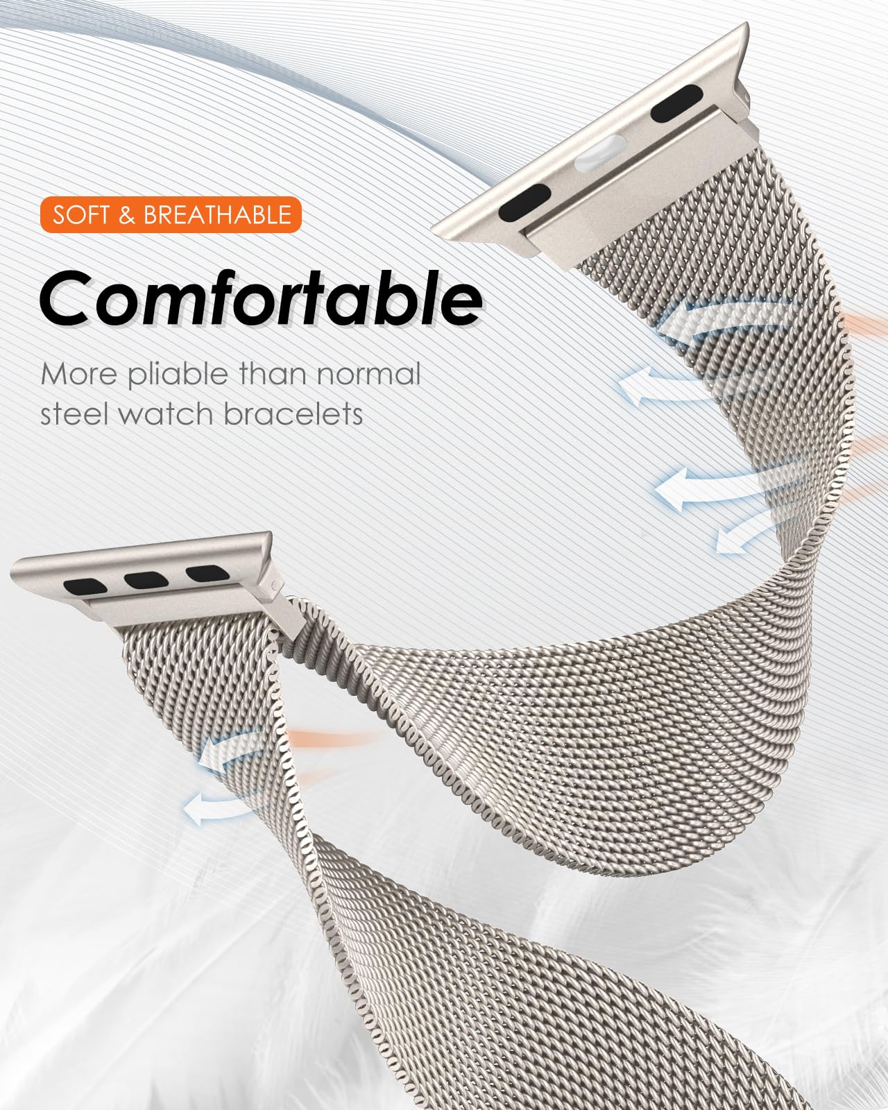 Milanese Strap For apple Watch - Milanese Loop Magnetic 评论和价格