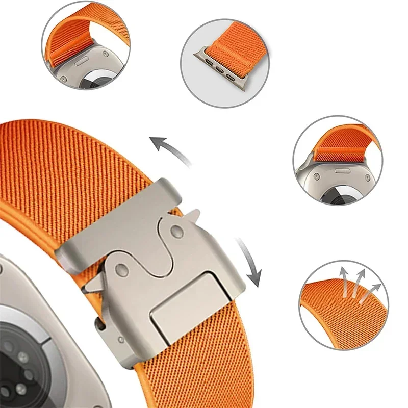 Parachute Strap for Apple Watc - Parachute Strap Elastic 评论和价格