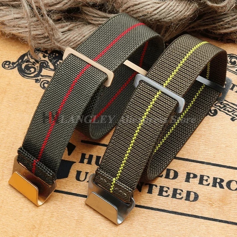 Elastic Nylon Watch Band for S - Parachute Strap Elastic 评论和价格