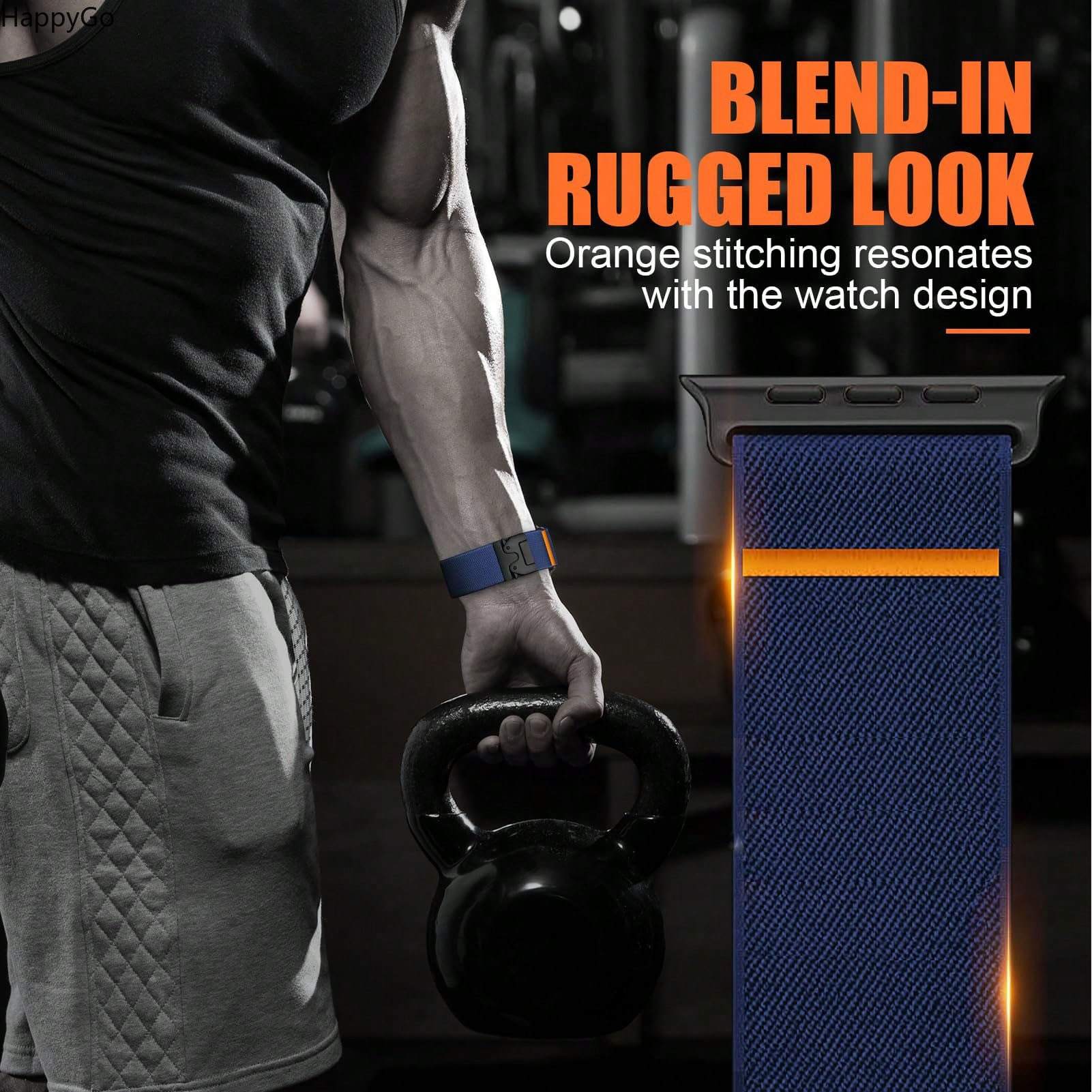 Wide Stretchy Nylon Wrist Stra - Parachute Strap Elastic 评论和价格